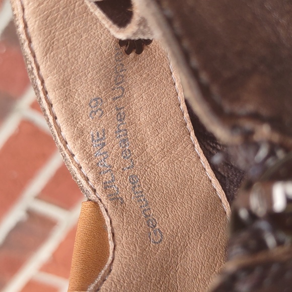 L'artiste Spring Step Size 39(8.5) Juliane Brown Leather Ankle Lace Up Boots - Picture 13 of 16